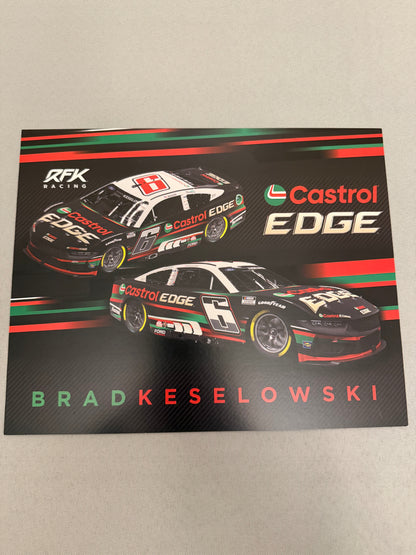 RFK Racing 2024 Castrol Edge Nascar Hero Card