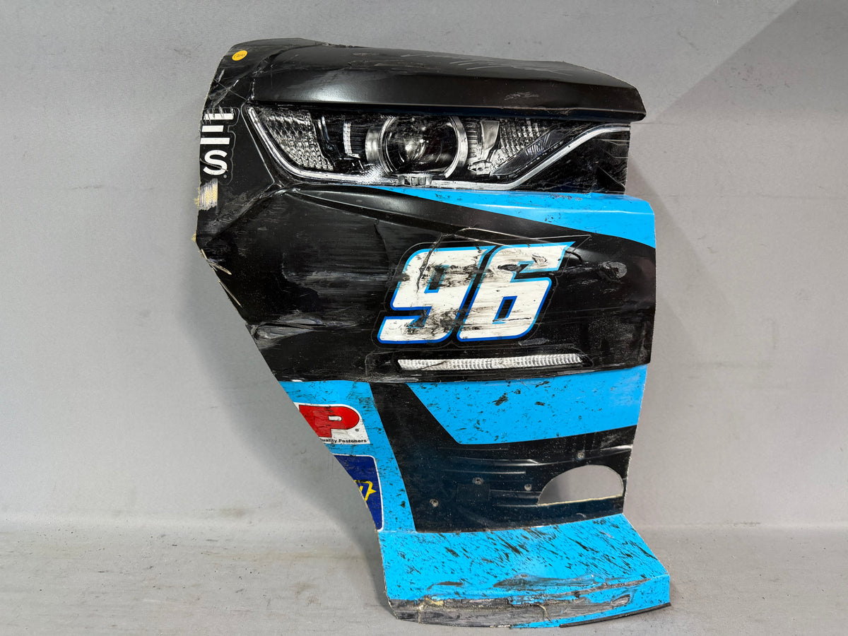 Anthony Alfredo #96 2026 Bristol 2 Dude Wipes Fragrance Free Nascar Autographed Nose Corner