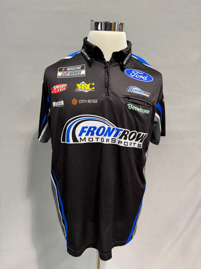 Zane Smith #38 2025 Front Row Motorsports Nascar Crew Shirt Size XL