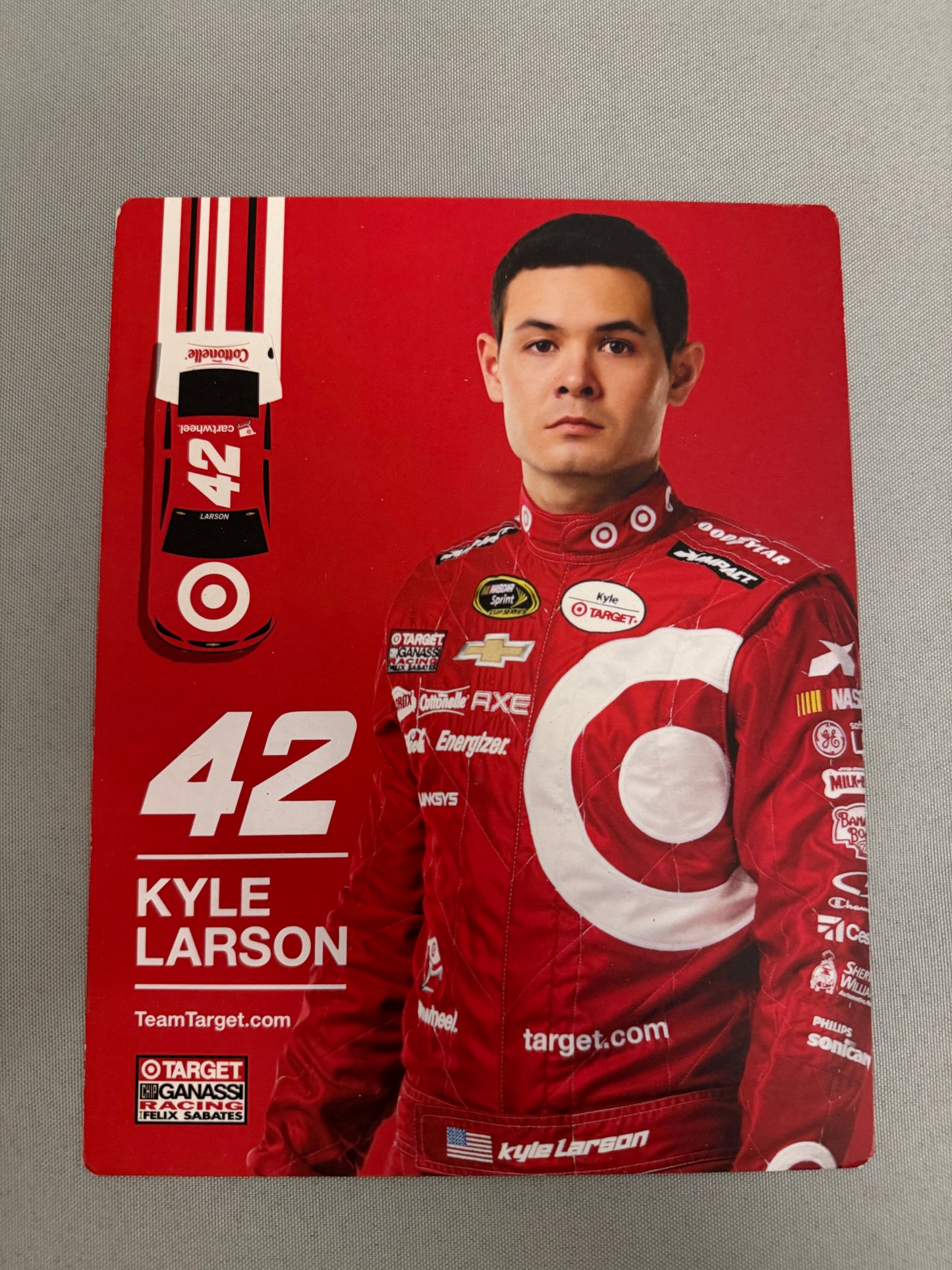 Kyle Larson #42 2015 Target Nascar Hero Card