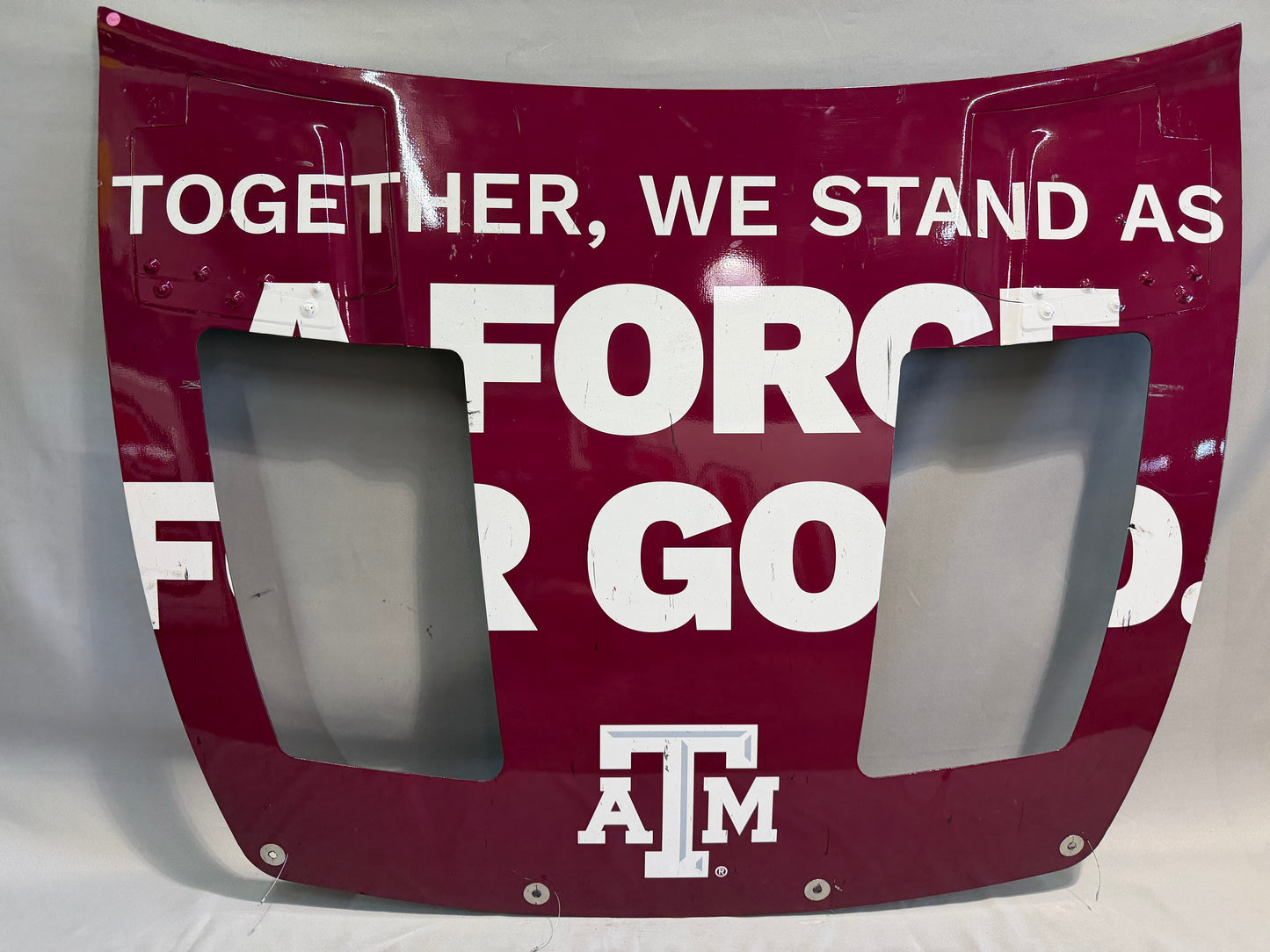 Cole Custer #41 2025 Martinsville Texas A&M Nascar Hood