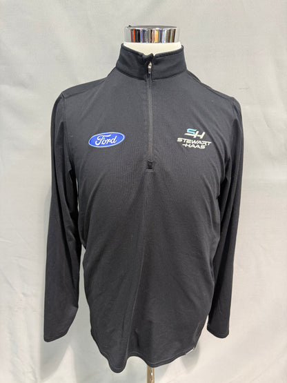 Stewart Haas Racing 2024 Black Truewerk Nascar Team Issued 1/4 Zip Size Medium