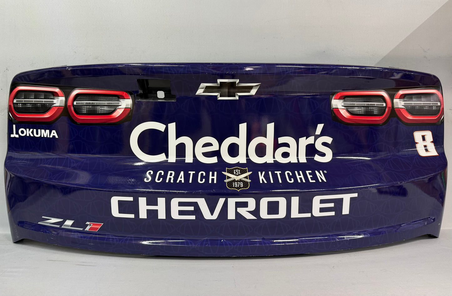 Kyle Busch #8 2025 Phoenix Backup Cheddars Nascar Rear Bumper