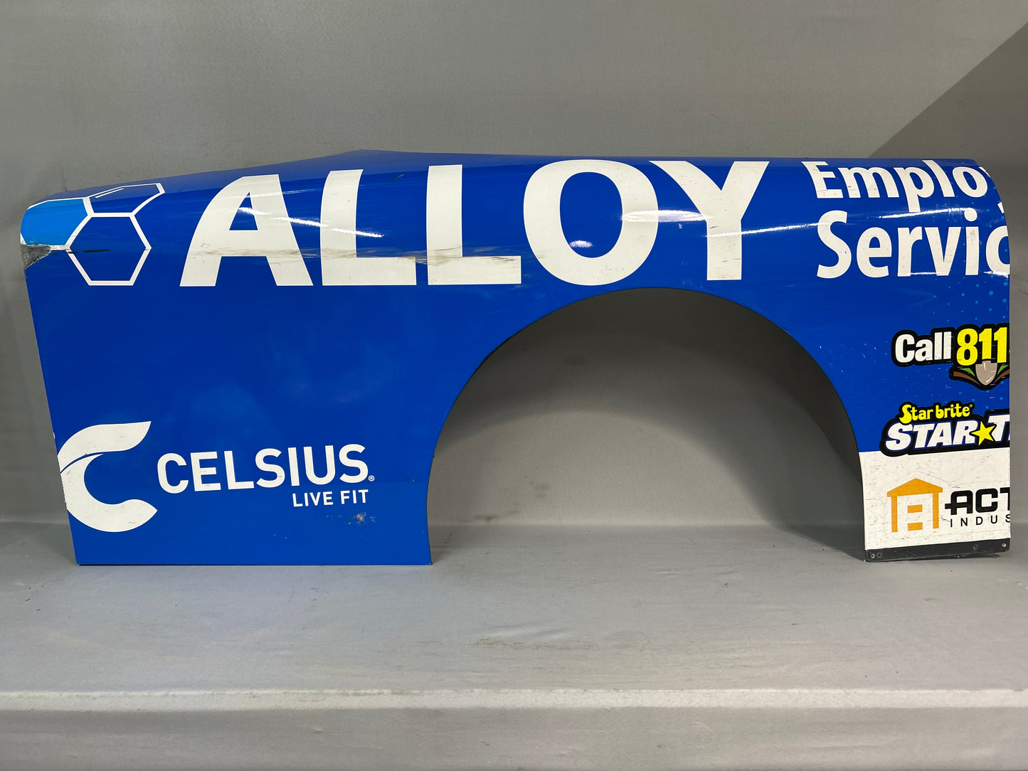 Josh Williams #11 2025 Alloy Employer Services Nascar Quarter Panel