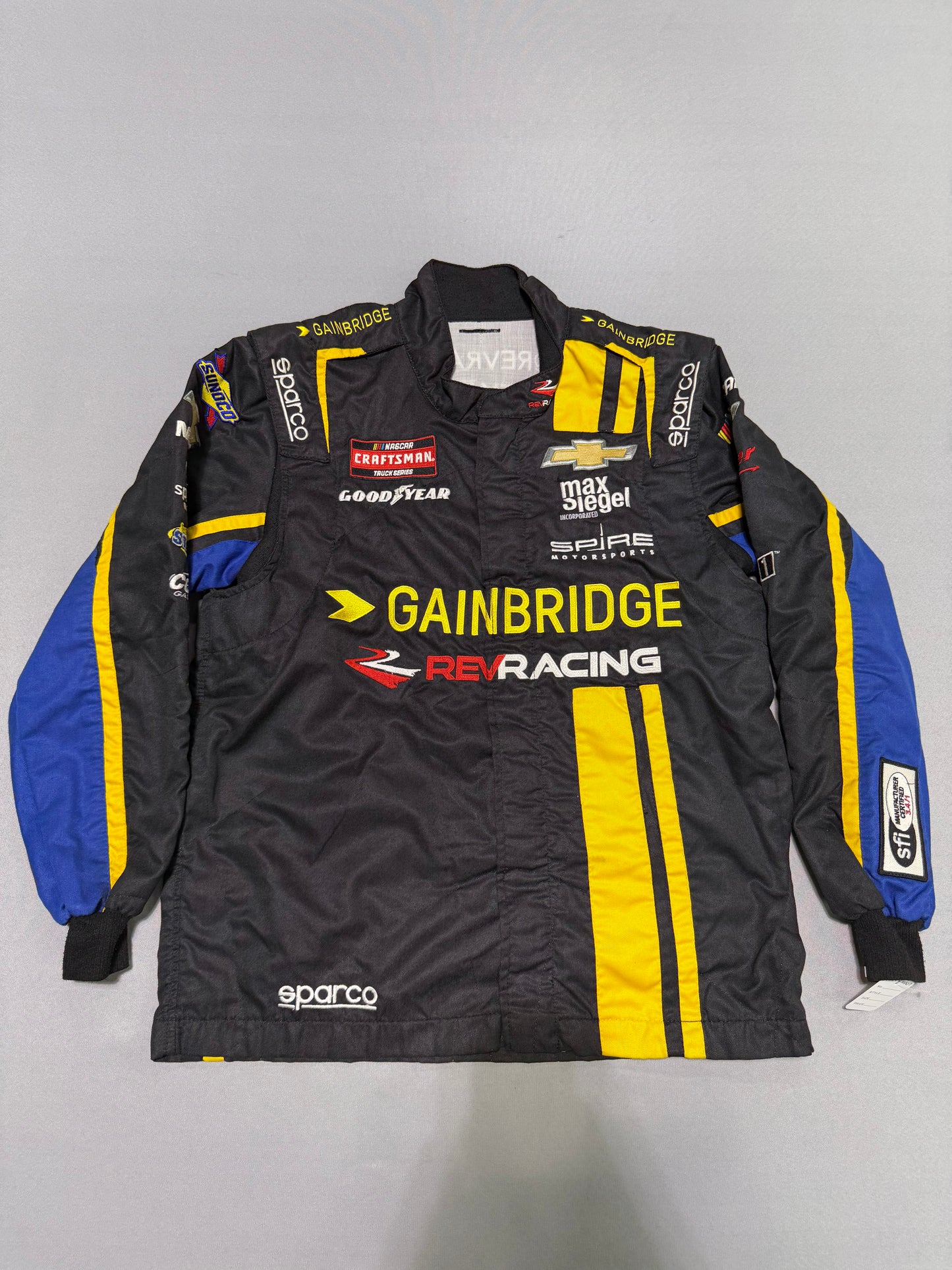 Nick Sanchez #2 2024 Gainbridge Nascar 2 Piece Crew Firesuit C-42 W-36 L-32