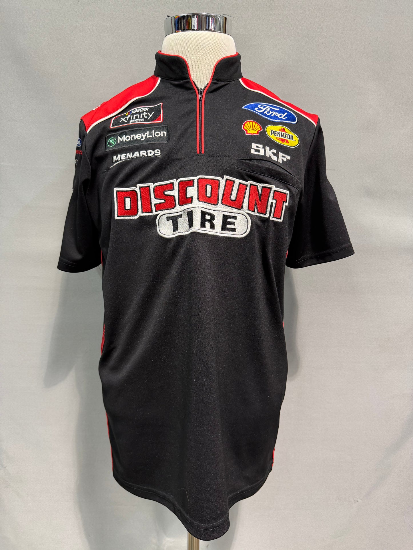 Ryan Blaney #22 Discount Tire Nascar Crew Shirt Size Large Tall