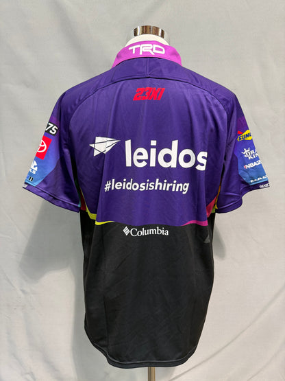 Bubba Wallace #23 2023 Leidos Nascar Crew Shirt Size XL