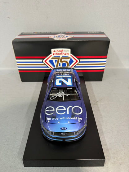 Josh Berry #21 2025 EERO Nascar Autographed Diecast