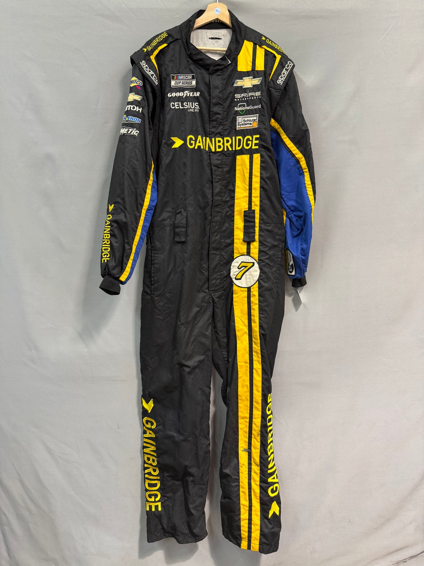 Corey Lajoie #7 2024 Gainbridge Nascar Crew Firesuit C-50 W-44 L-34