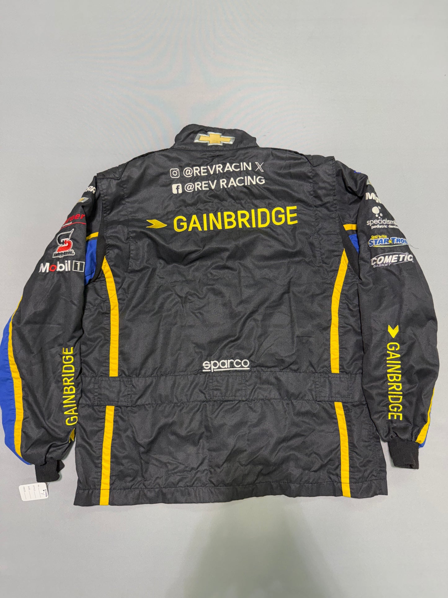 Nick Sanchez #2 2024 Gainbridge Nascar 2 Piece Crew Firesuit C-48 W-38 L-30