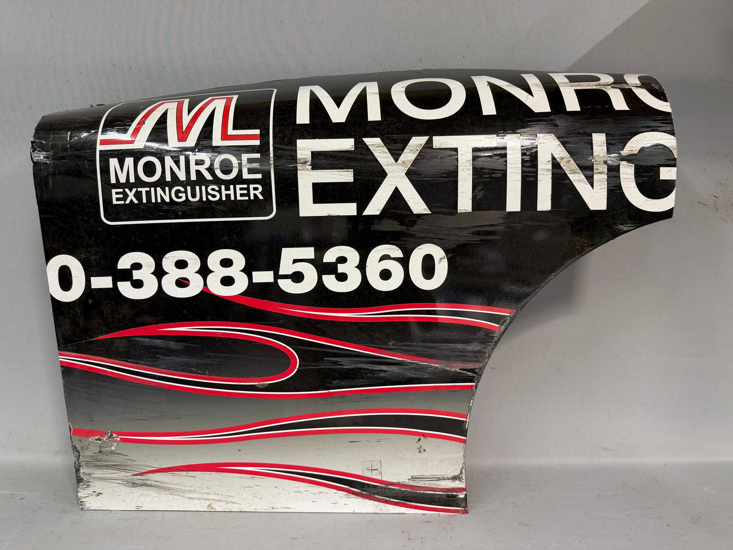 Kyle Sieg #28 2026 Martinsville 1 Monroe Extinguisher Nascar Partial Quarter Panel