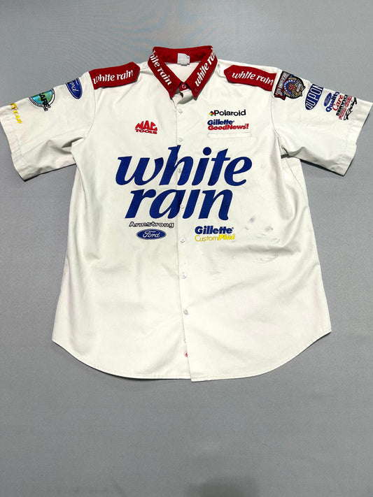 Dale Jarrett #32 1998 White Rain Nascar Crew Shirt and Pants