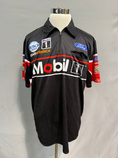 Kevin Harvick #4 Mobil 1 Nascar Crew Shirt Size Large