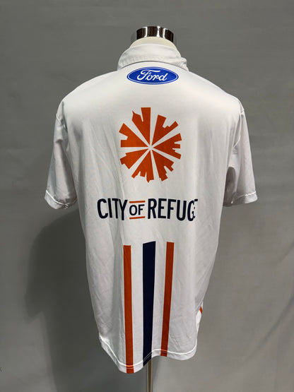 Zane Smith #38 2025 City of Refuge Nascar Crew Shirt Size XL