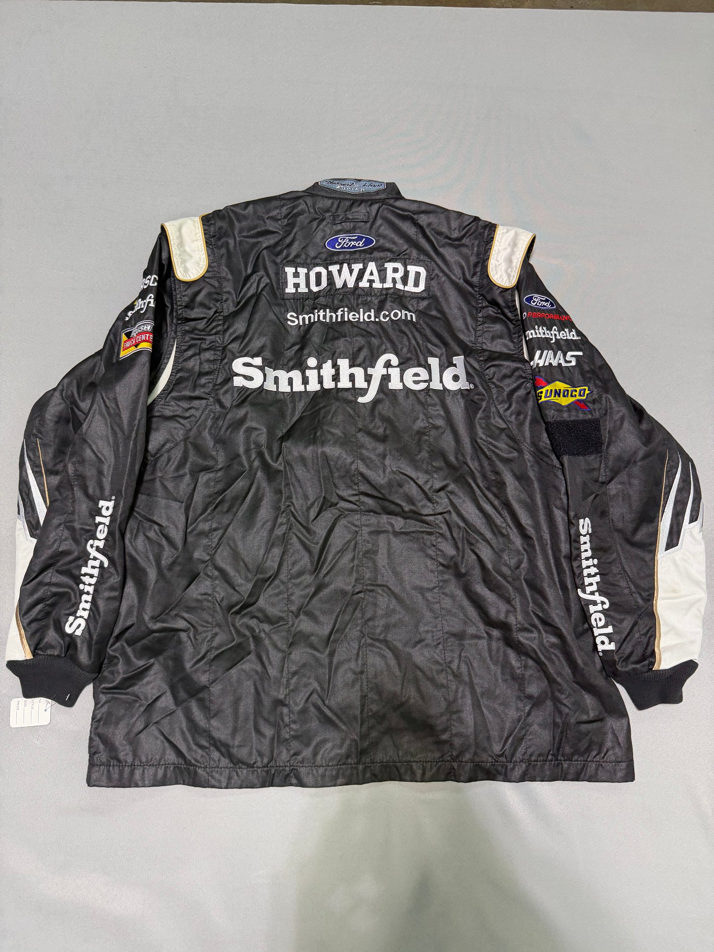 Aric Almirola #10 Smithfield Nascar 2 Piece Crew Firesuit C-50 W-40 L-32