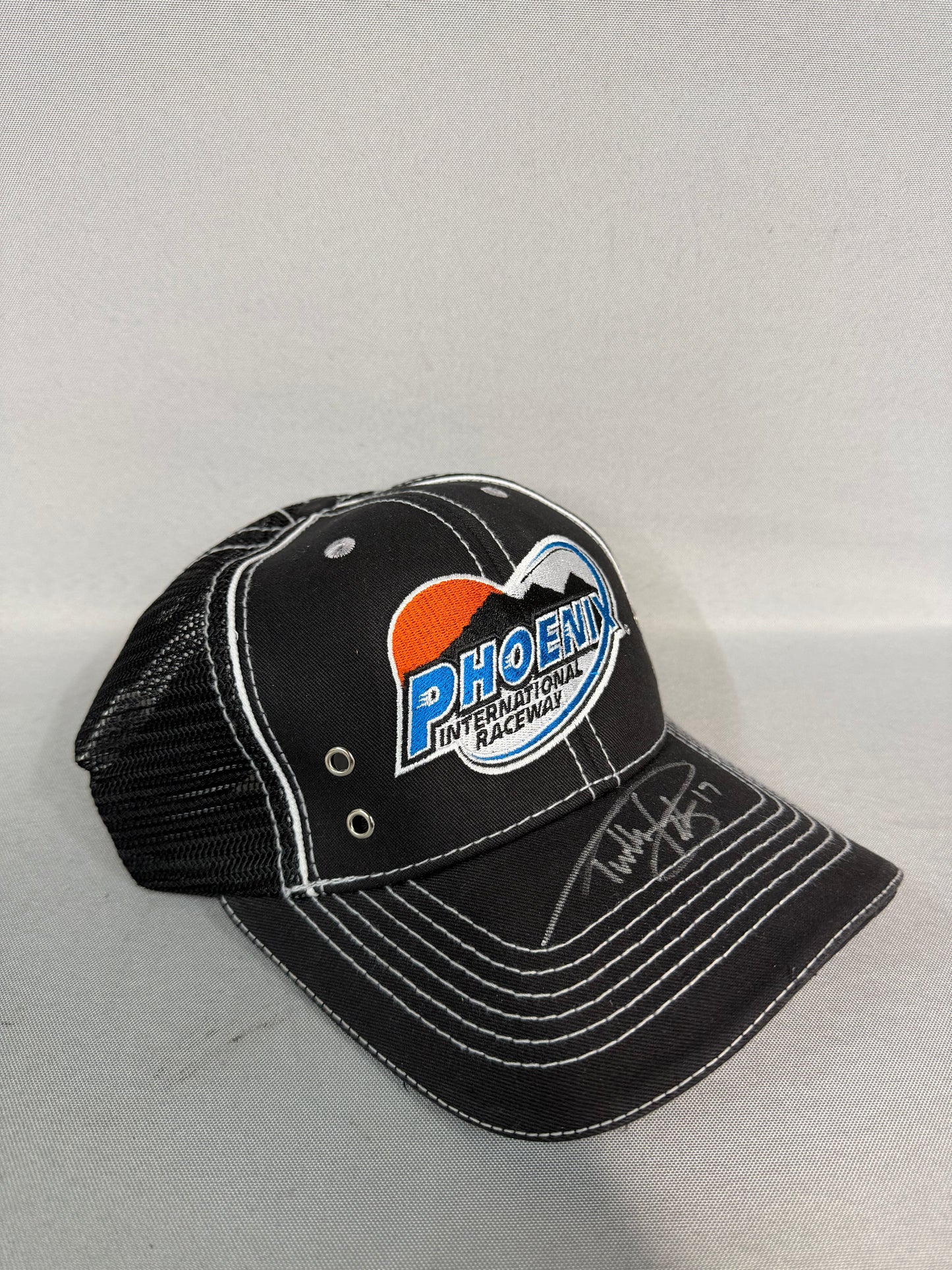 Timothy Peters #17 2015 Phoenix Raceway Nascar Autographed Victory Lane Hat