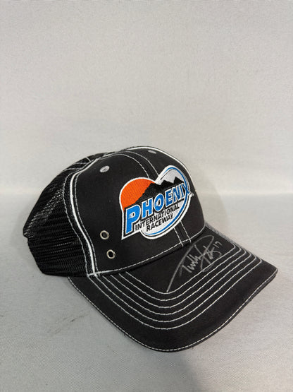 Timothy Peters #17 2015 Phoenix Raceway Nascar Autographed Victory Lane Hat