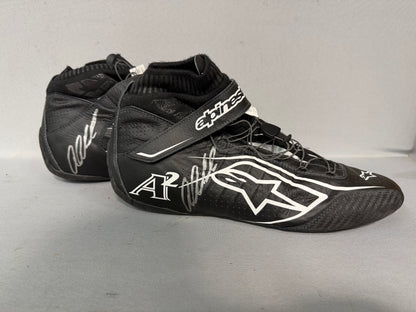 Aric Almirola #10 2022 Autographed Alpine Star Nascar Driver Shoes