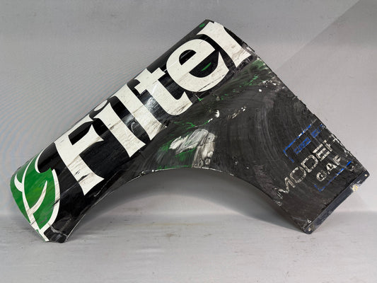 Christian Eckes #16 2025 Martinsville Leaf Filter Nascar Partial Quarter Panel