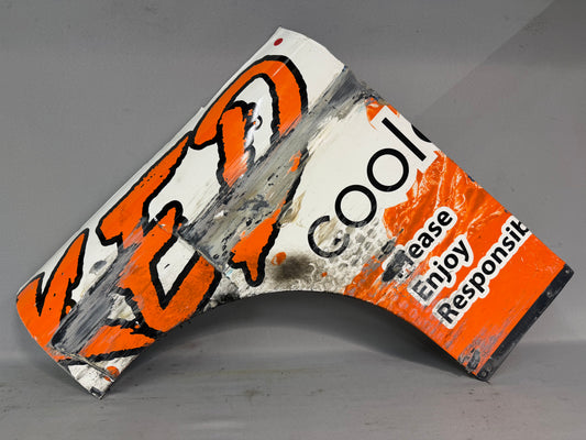 Nick Sanchez #48 2025 Martinsville Spiked Coolers Nascar Partial Quarter Panel