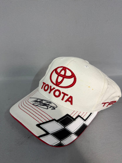 Timothy Peters #17 2015 Talladega Toyota Racing Nascar Autographed Victory Lane Hat