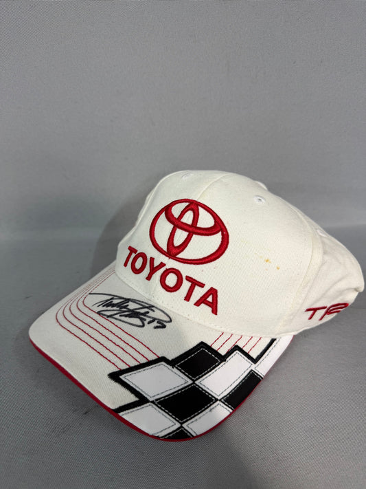 Timothy Peters #17 2015 Talladega Toyota Racing Nascar Autographed Victory Lane Hat