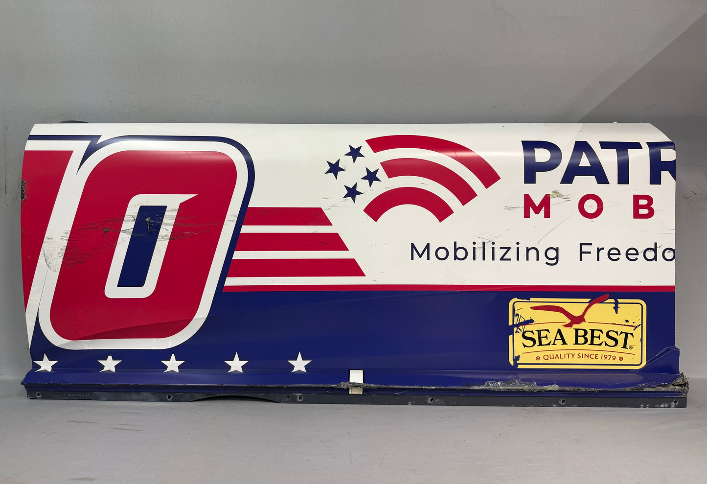 Ty Dillon #10 2026 COTA Patriot Mobile Nascar Door Panel