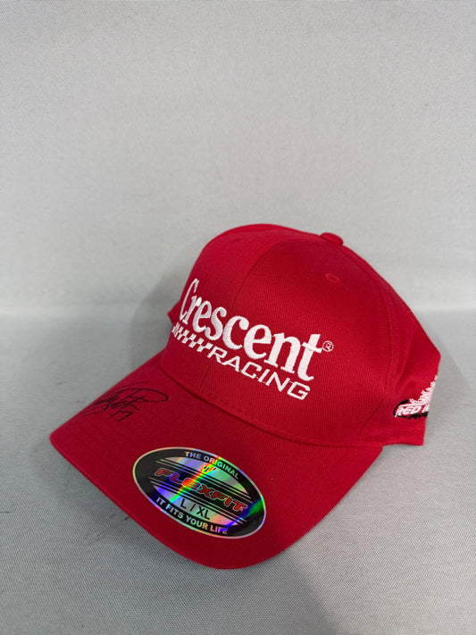 Timothy Peters #17 2010 Daytona Cresent Racing Nascar Autographed Victory Lane Hat Size L/XL