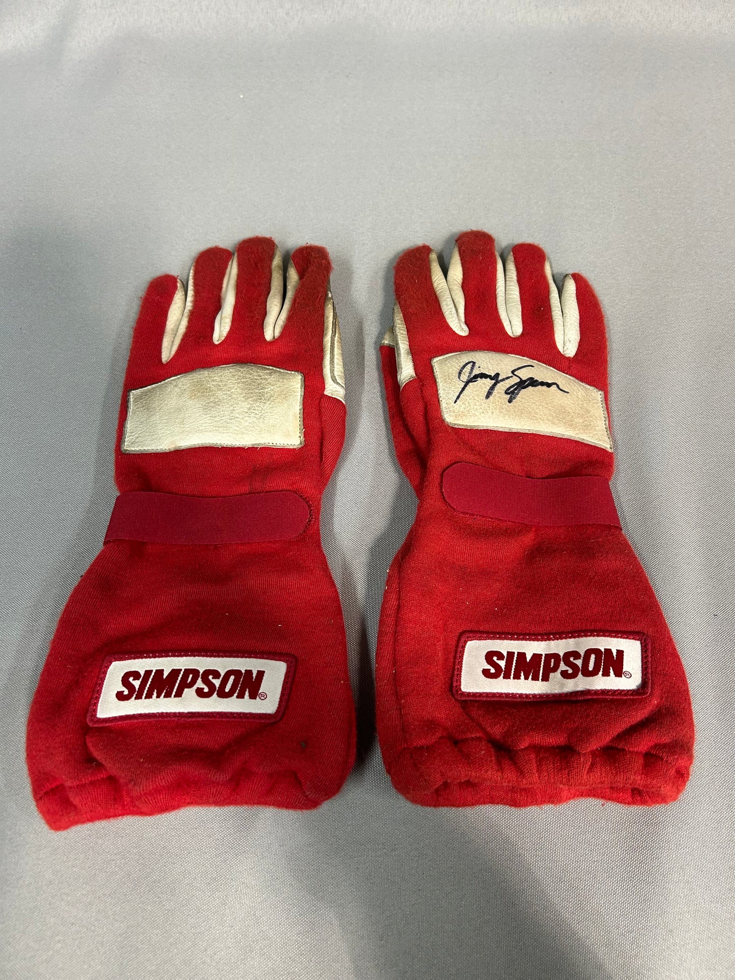Jimmy Spencer #41 Autographed Nascar Simpson Driver Gloves