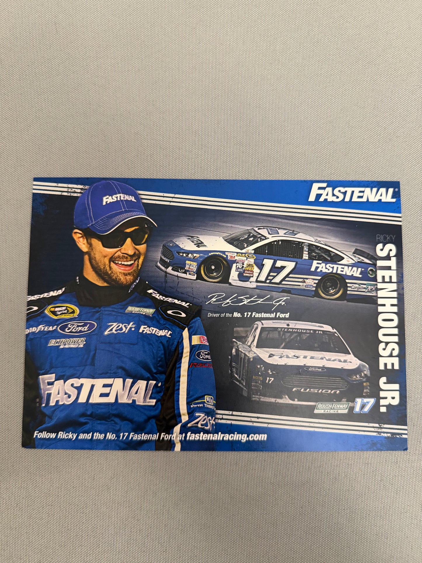 Ricky Stenhouse Jr #17 2015 Fastenal Nascar Hero Card