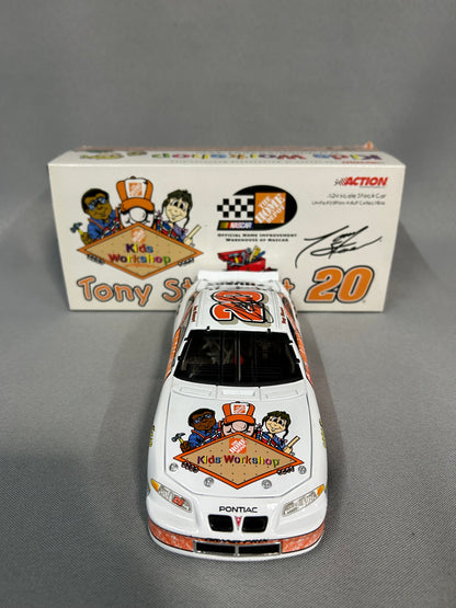 Tony Stewart #20 2000 Home Depot Kids Workshop Autographed Nascar Diecast