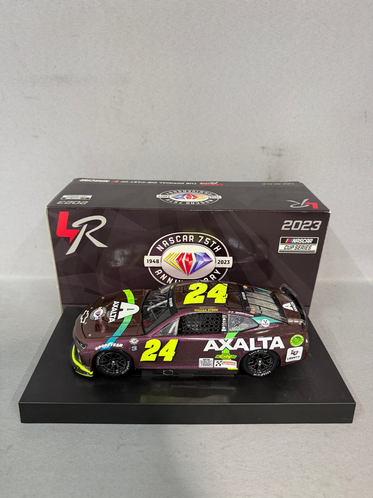 William Byron #24 2023 Axalta Throwback Nascar Autographed Diecast
