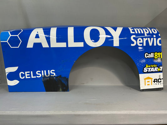 Josh Williams #11 2025 Alloy Employer Services Nascar Quarter Panel