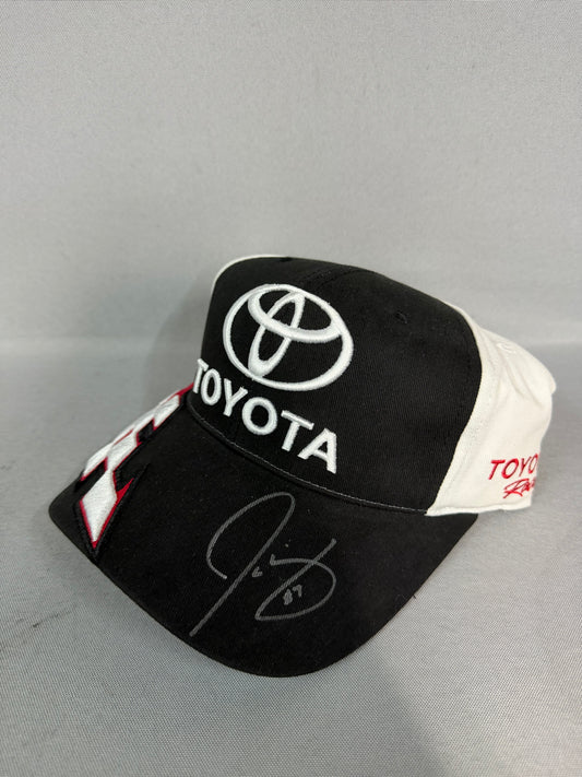 John King #7 2012 Daytona Toyota Racing Nascar Autographed Victory Lane Hat