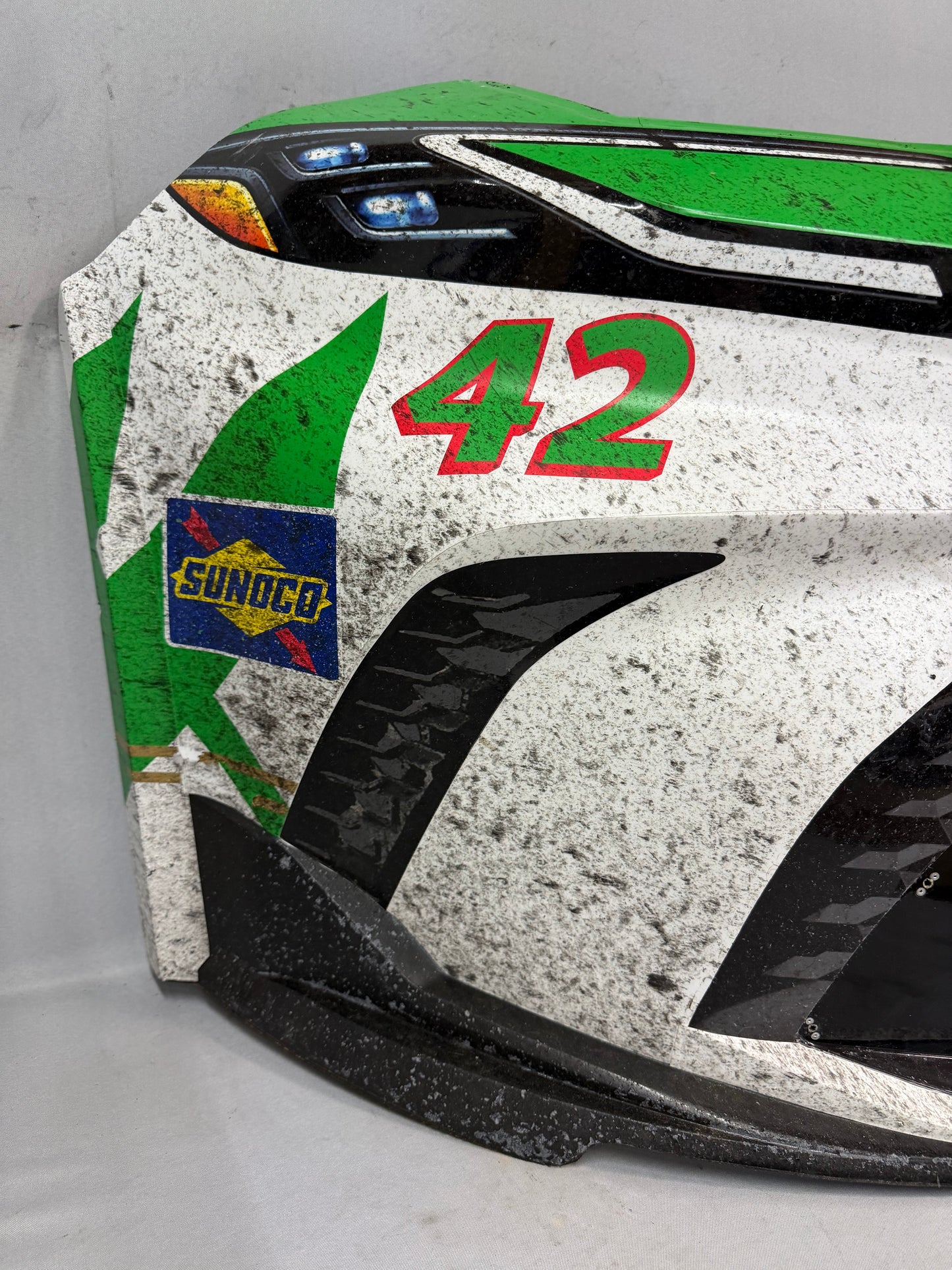 John Hunter Nemechek #42 2026 Kansas 1 Dollar Tree Nascar Front Nose