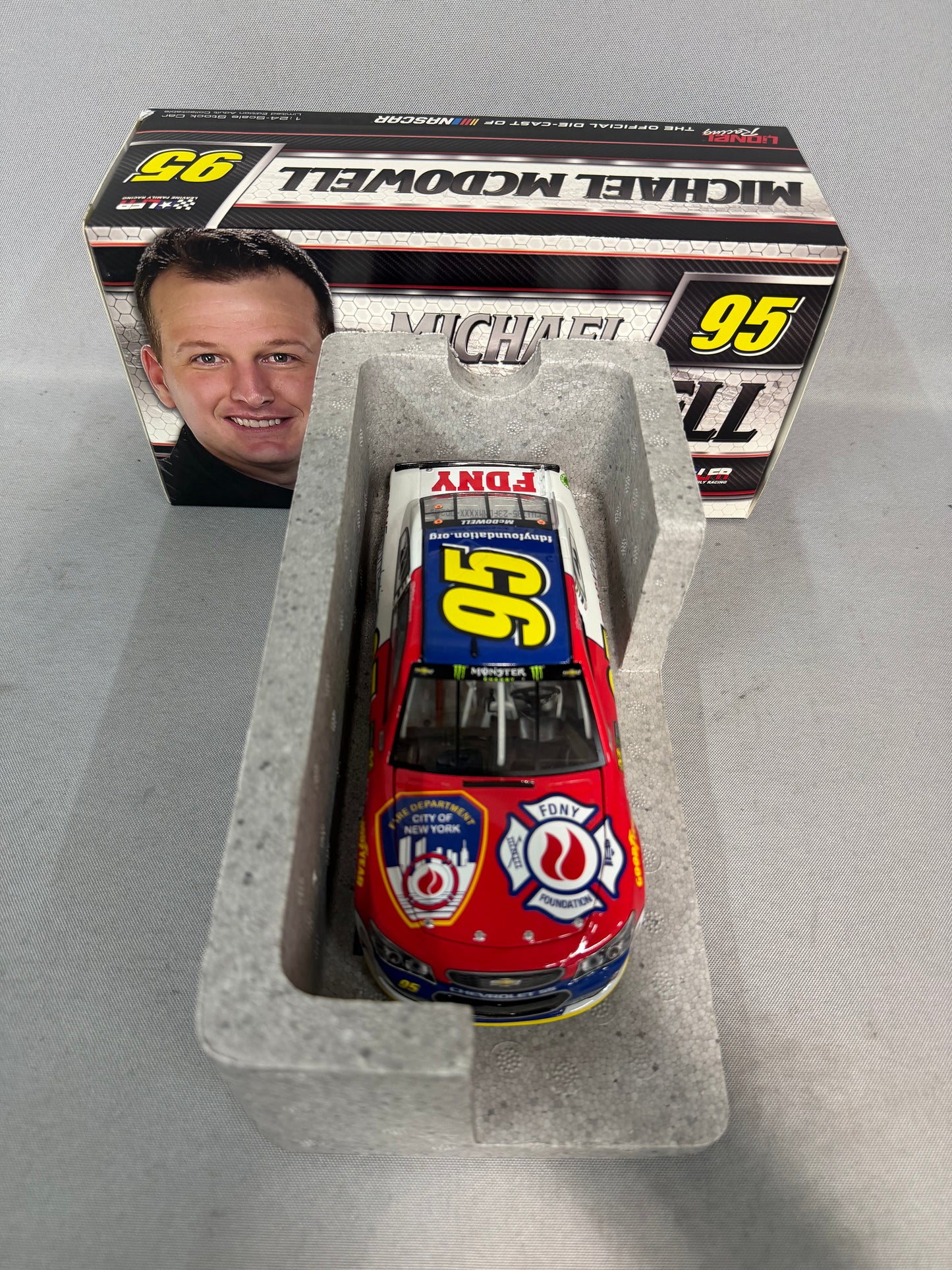 Michael McDowell #95 2017 FDNY Foundation Nascar Diecast