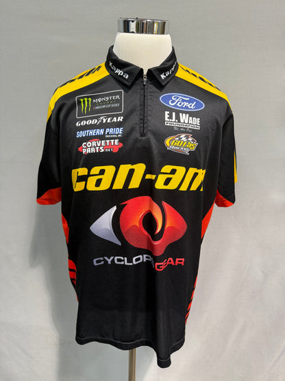 Matt Dibenedetto #32 Can Am Cyclops Gear Nascar Crew Shirt Size XL