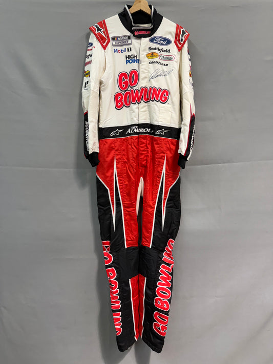 Aric Almirola #10 2023 Go Bowling Nascar Autographed Driver Firesuit