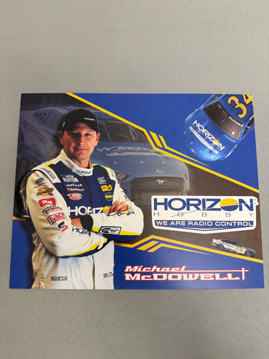 Michael McDowell #34 2024 Horizon Hobby Nascar Hero Card