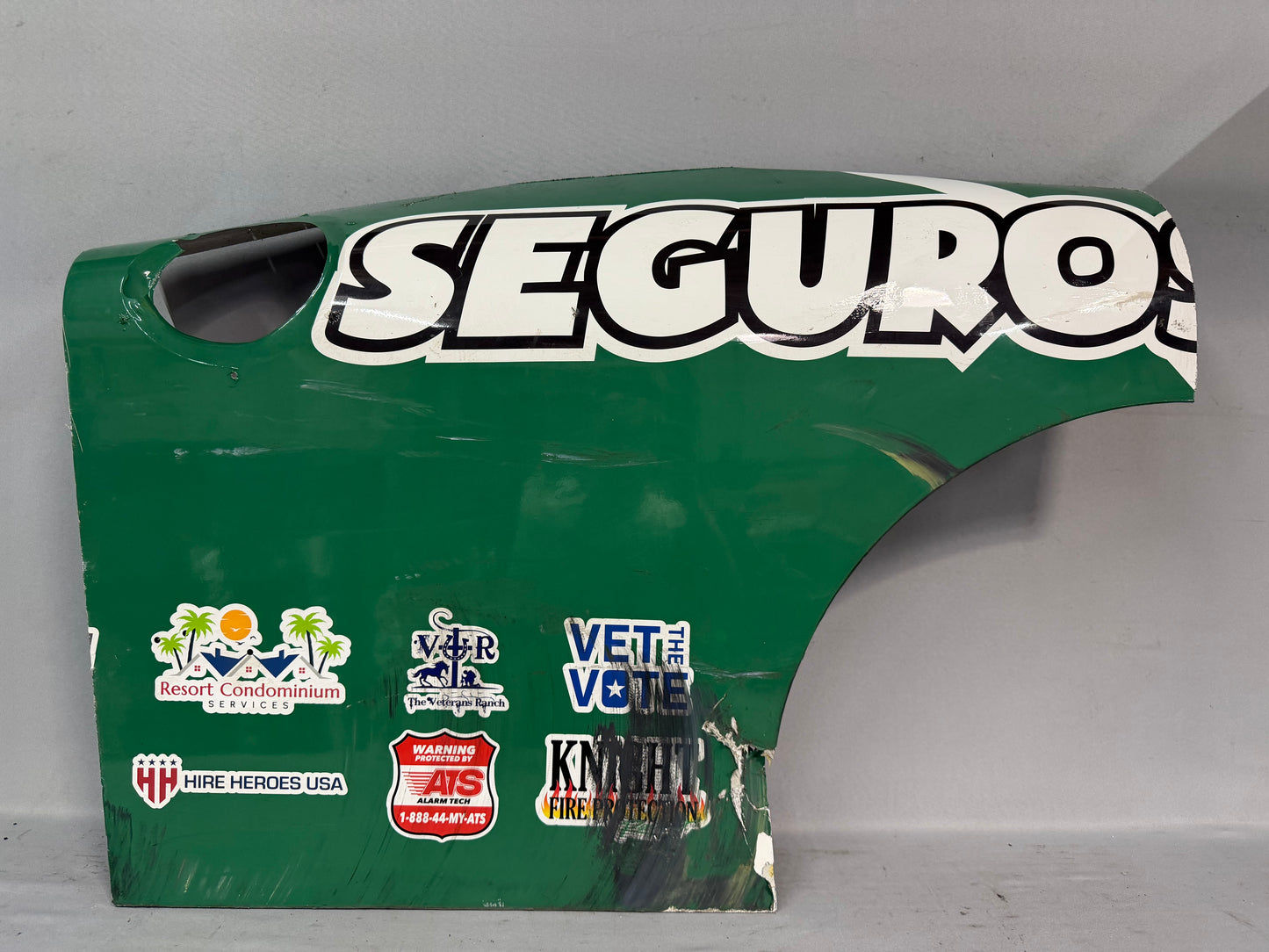 Josh Bilicki #14 2025 Mexico City Seguros El Rey Nascar Partial Quarter Panel