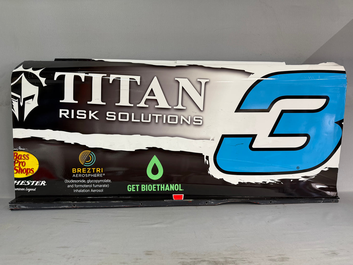 Austin Dillon #3 2025 Charlotte Roval Titan Risk Solutions Nascar Door Panel