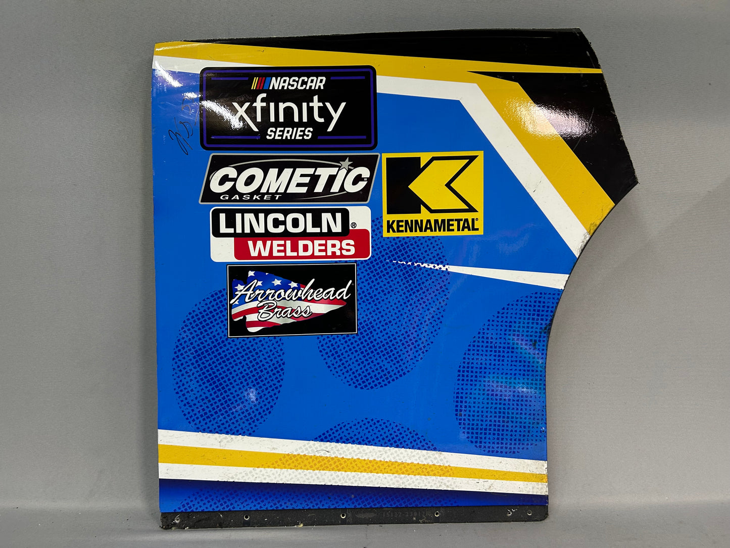 Joey Gase #53 2025 Daytona Race Against Crime Autographed Nascar Contingency Panel