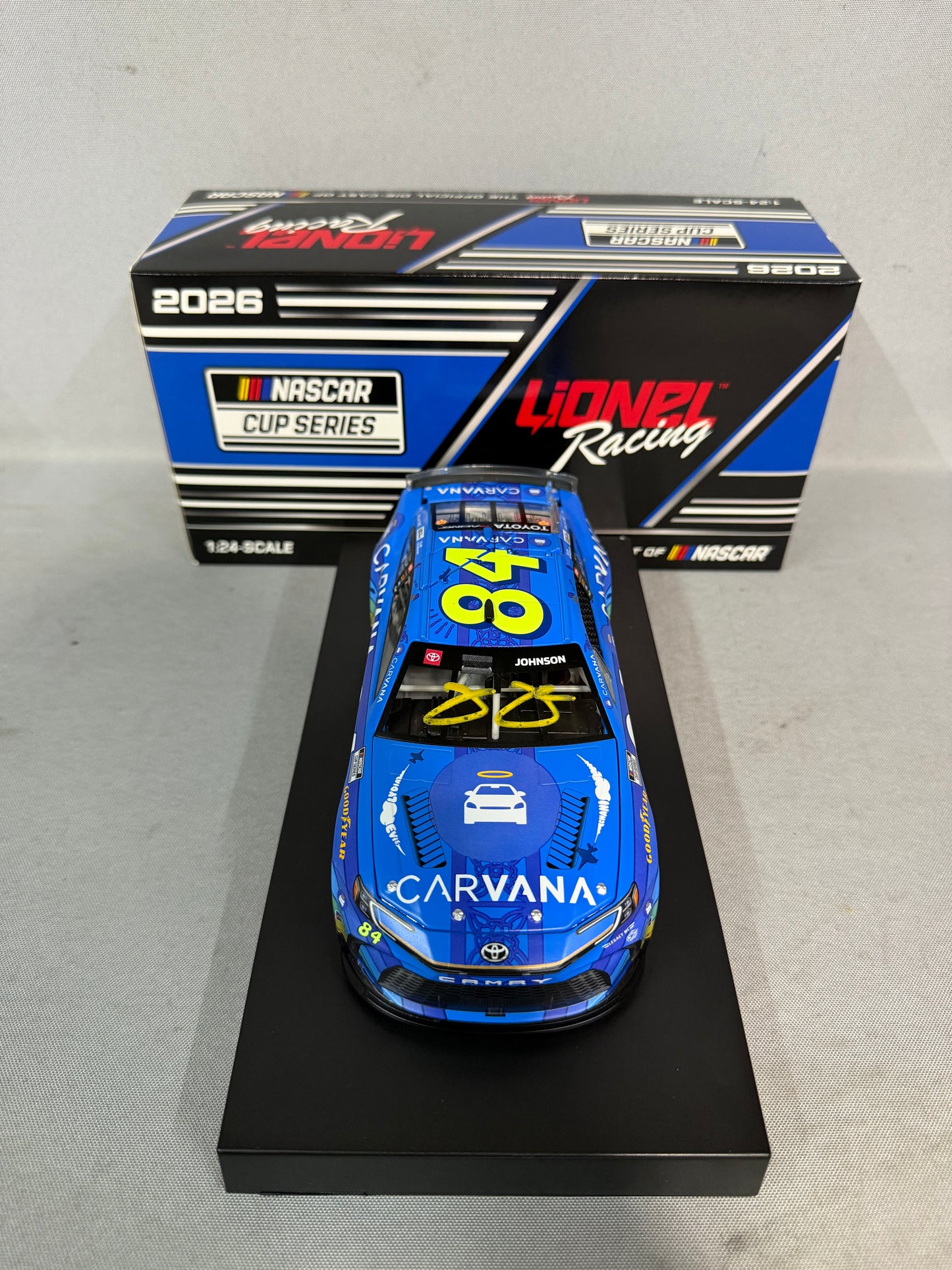 Jimmie Johnson #84 2026 San Diego Carvana Nascar Autographed Diecast
