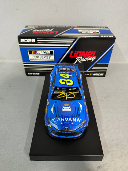 Jimmie Johnson #84 2026 San Diego Carvana Nascar Autographed Diecast