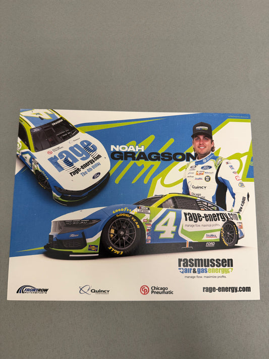 Noah Gragson #4 2025 Rasmussen Nascar Hero Card