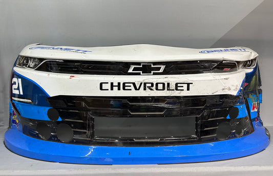 Austin Hill #21 2025 Mexico City Bennett Transportation Nascar Front Nose