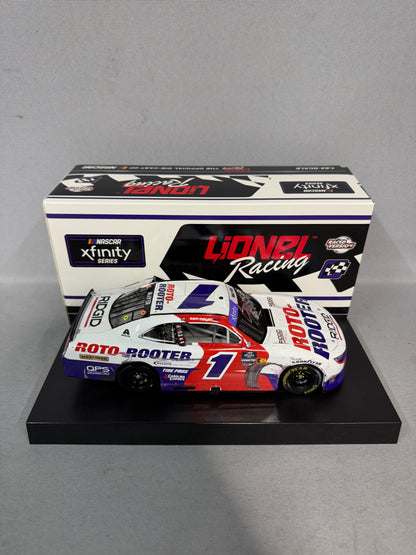 Sam Mayer #1 2024 Iowa Win Rotor Rooter Nascar Autographed Diecast