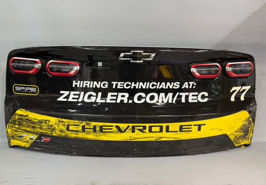 Carson Hocevar #77 2026 Bowman Gray Clash Ziegler Nascar Rear Bumper