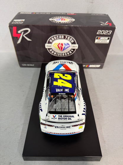 William Byron #24 2023 Valvoline Nascar Dual Autographed Diecast