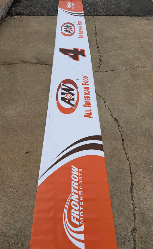 Noah Gragson #4 2025 A&W Nascar Pit Wall Banner